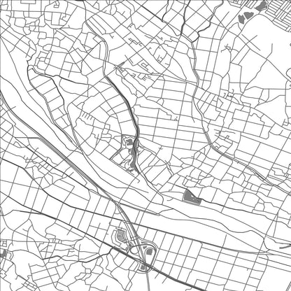 ROAD MAP OF TOIN, JAPAN BY MAPBAKES