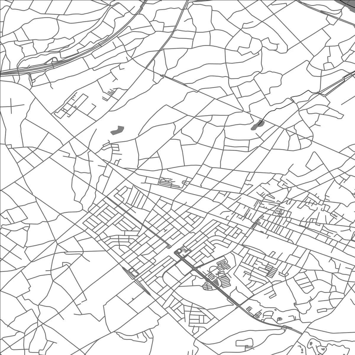 ROAD MAP OF TOKAI IBARAKI, JAPAN BY MAPBAKES