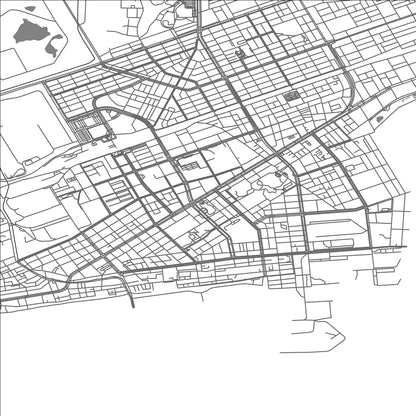 ROAD MAP OF TOMAKOMAI, JAPAN BY MAPBAKES