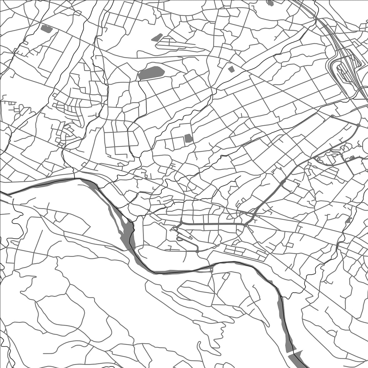 ROAD MAP OF TOMI, JAPAN BY MAPBAKES