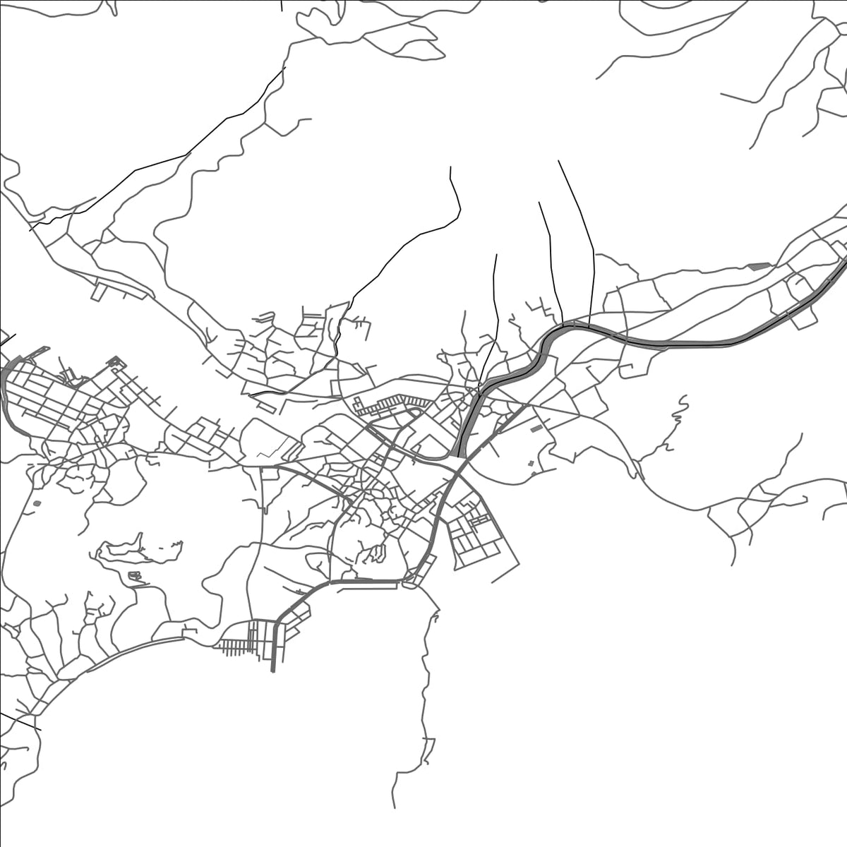ROAD MAP OF TONOSHO, JAPAN BY MAPBAKES