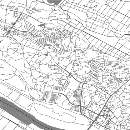 ROAD MAP OF TORIDE, JAPAN BY MAPBAKES