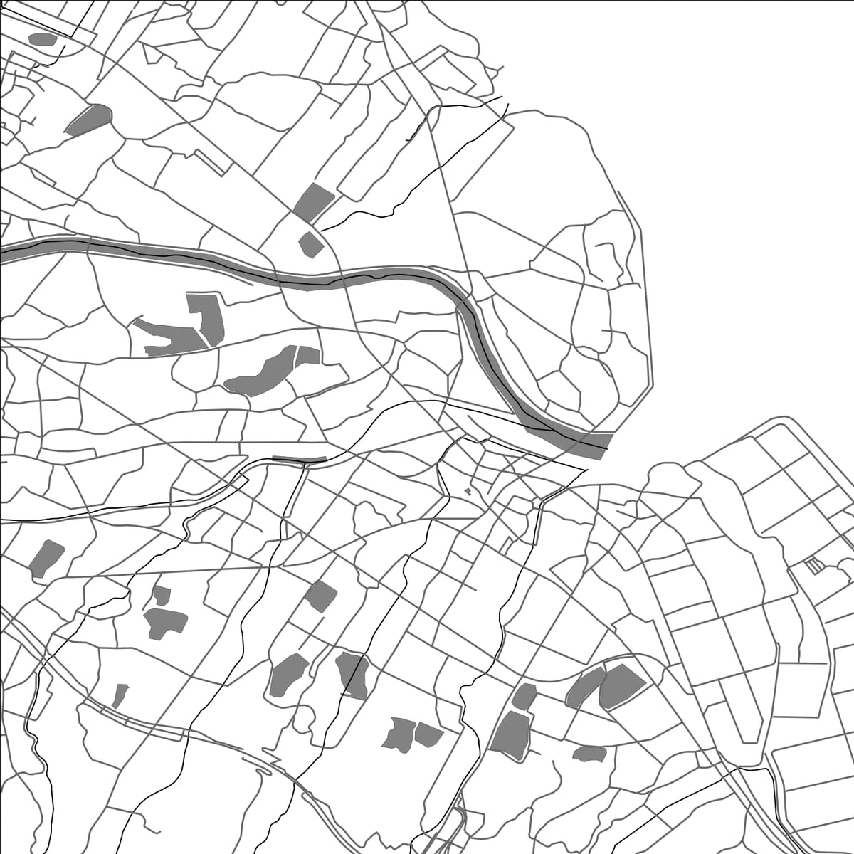 ROAD MAP OF TSUIKI, JAPAN BY MAPBAKES