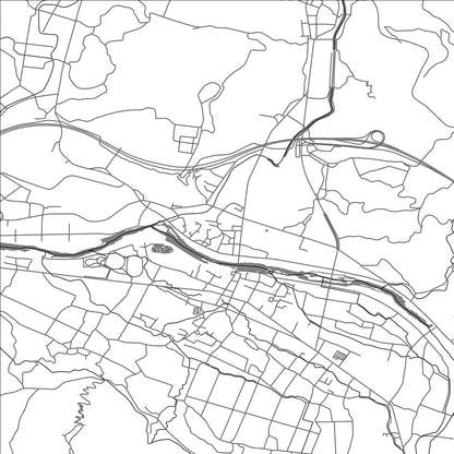 ROAD MAP OF TSUKAWAKI, JAPAN BY MAPBAKES