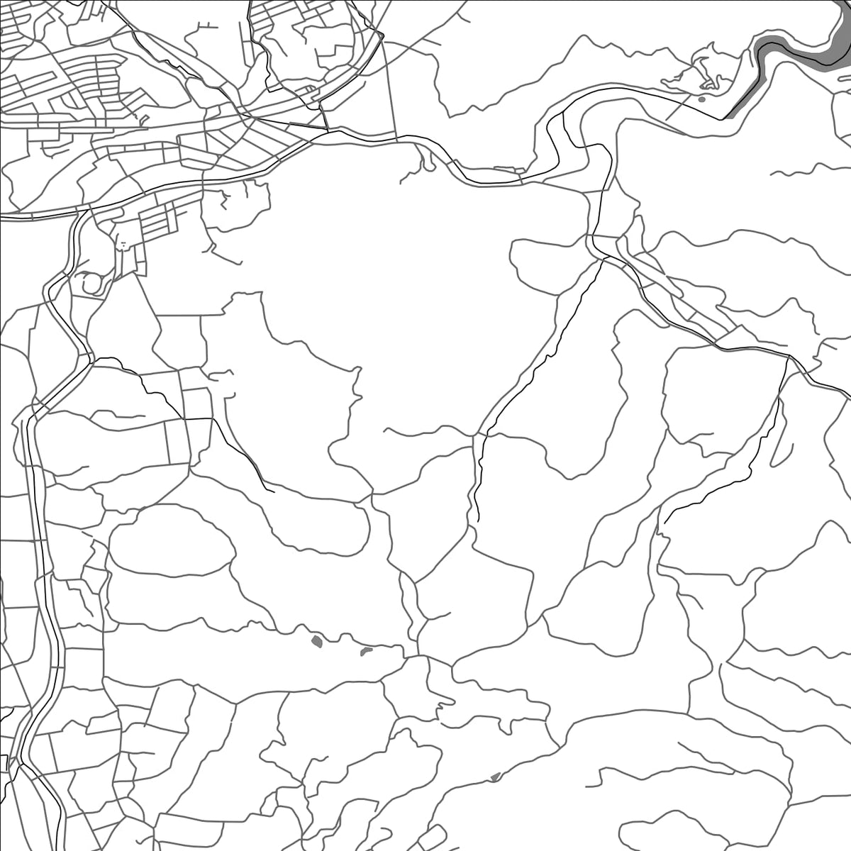 ROAD MAP OF UDA NARA, JAPAN BY MAPBAKES