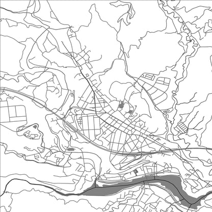 ROAD MAP OF UENOHARA, JAPAN BY MAPBAKES