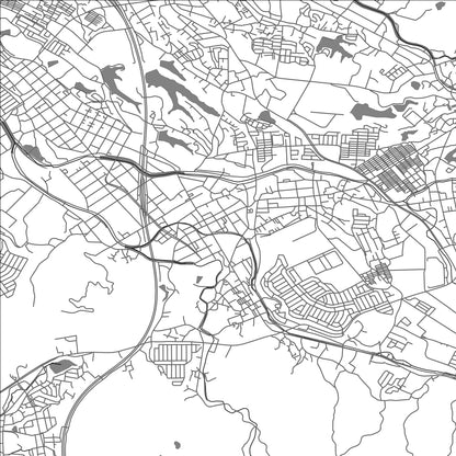ROAD MAP OF UMI, JAPAN BY MAPBAKES