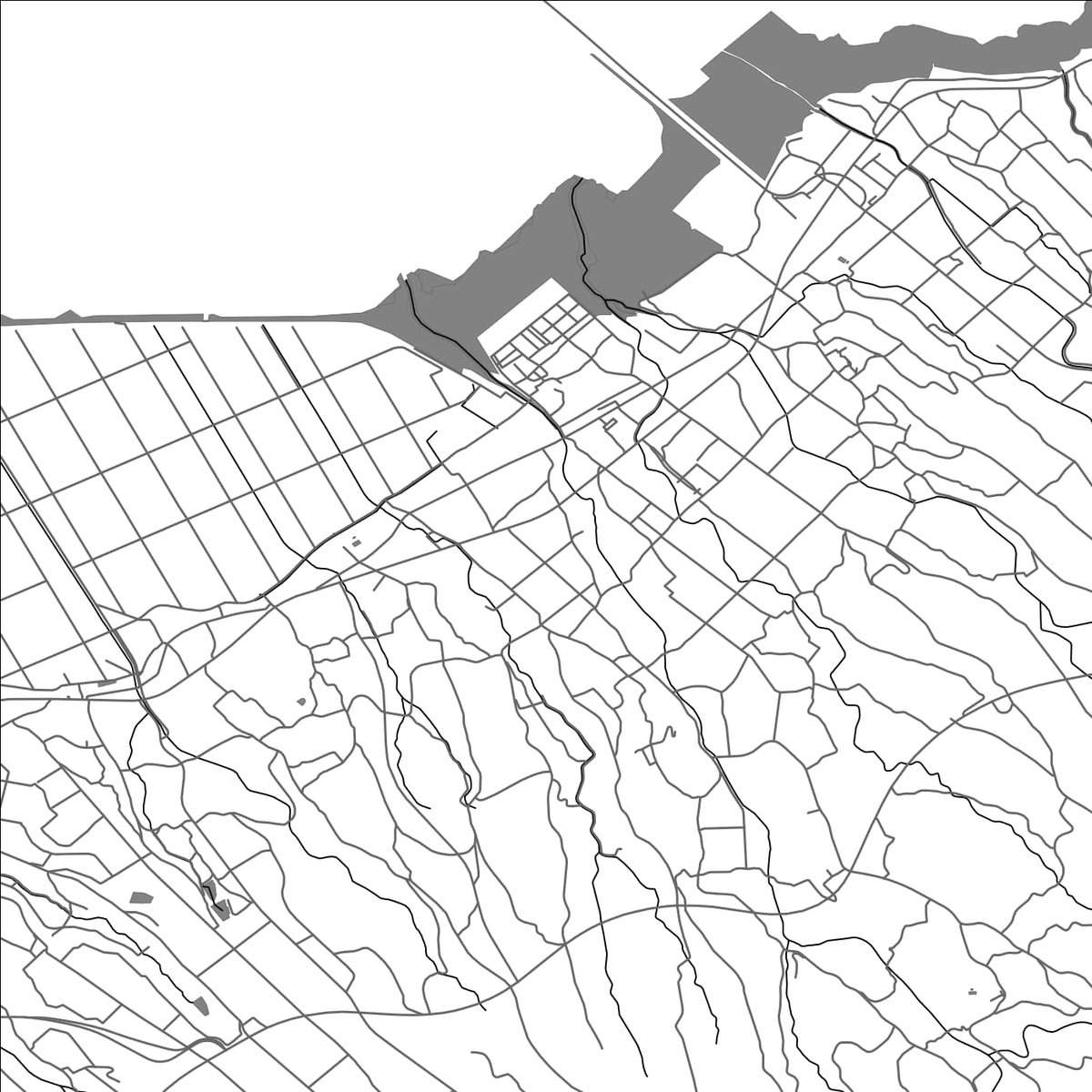 ROAD MAP OF UNZEN, JAPAN BY MAPBAKES