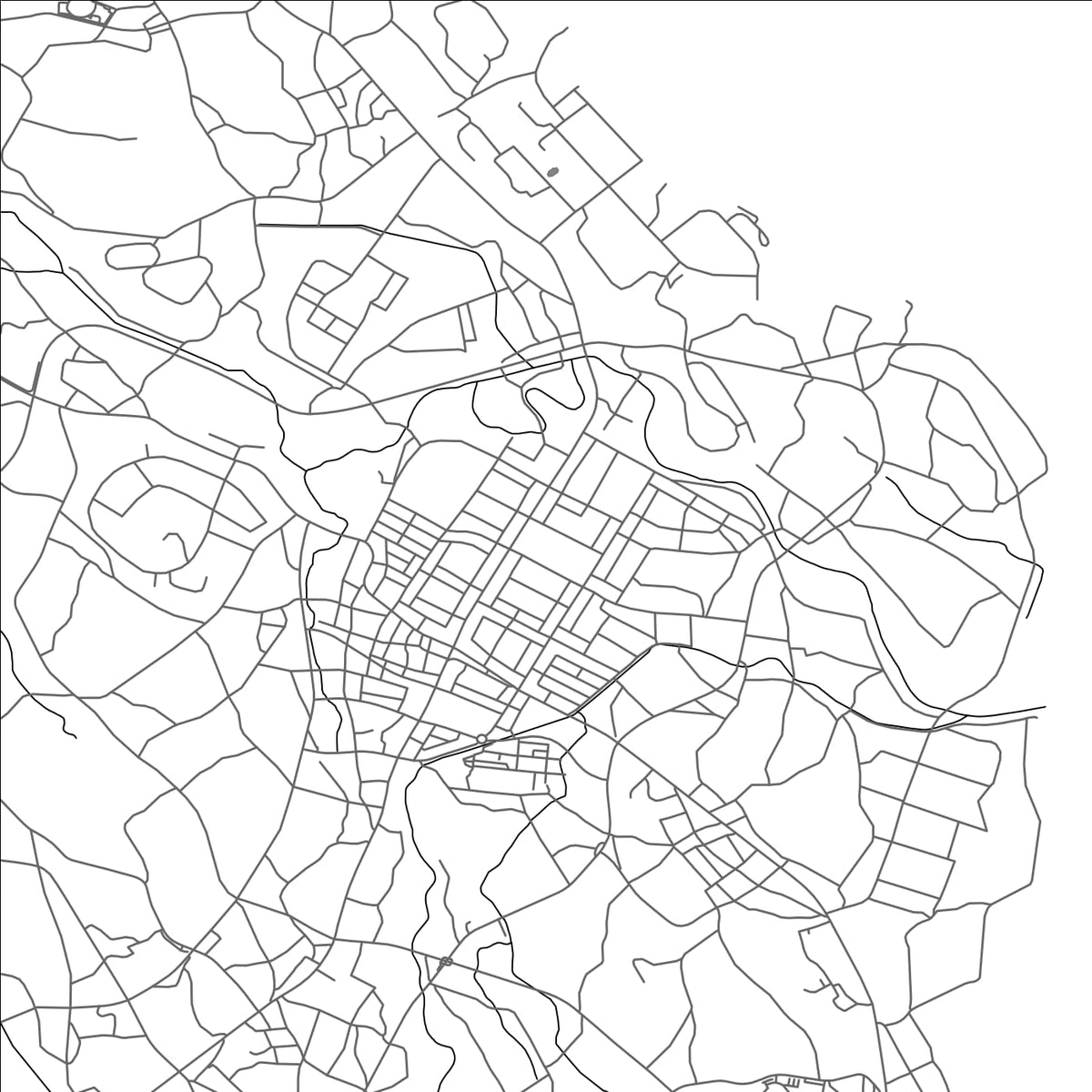 ROAD MAP OF URUMA, JAPAN BY MAPBAKES