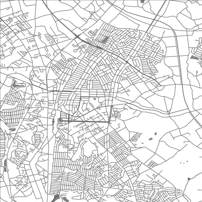ROAD MAP OF USHIKU, JAPAN BY MAPBAKES