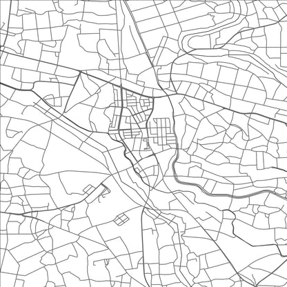 ROAD MAP OF YACHIYO, JAPAN BY MAPBAKES