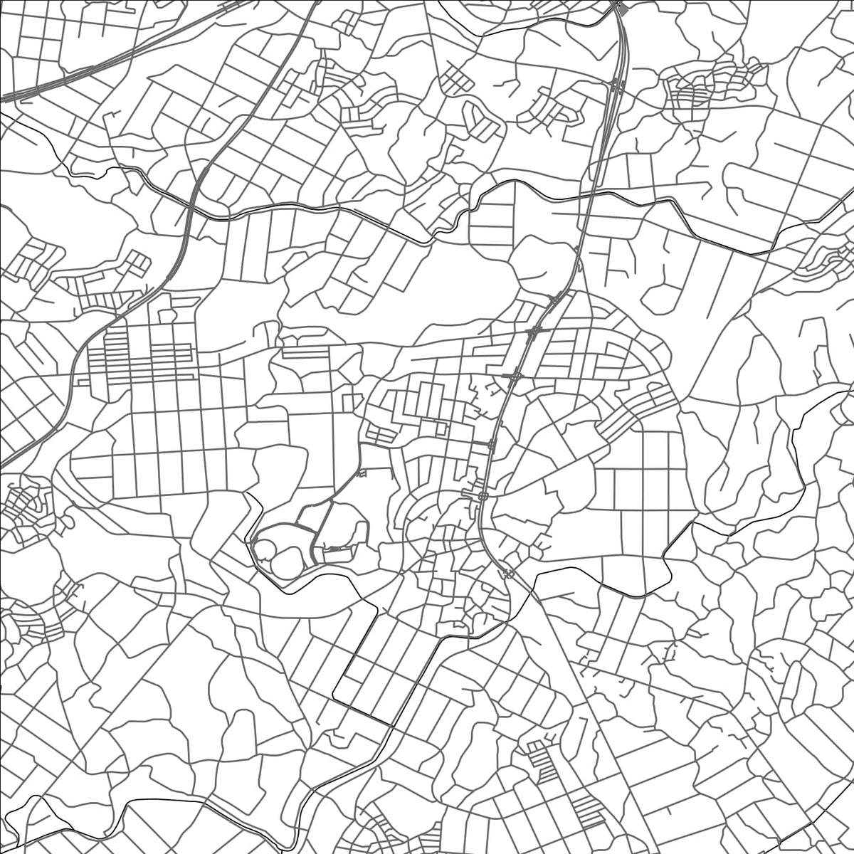ROAD MAP OF YAESE, JAPAN BY MAPBAKES
