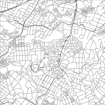 ROAD MAP OF YAESE, JAPAN BY MAPBAKES