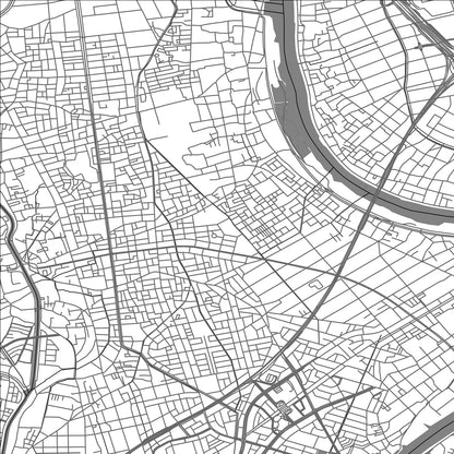 ROAD MAP OF YASHIO, JAPAN BY MAPBAKES