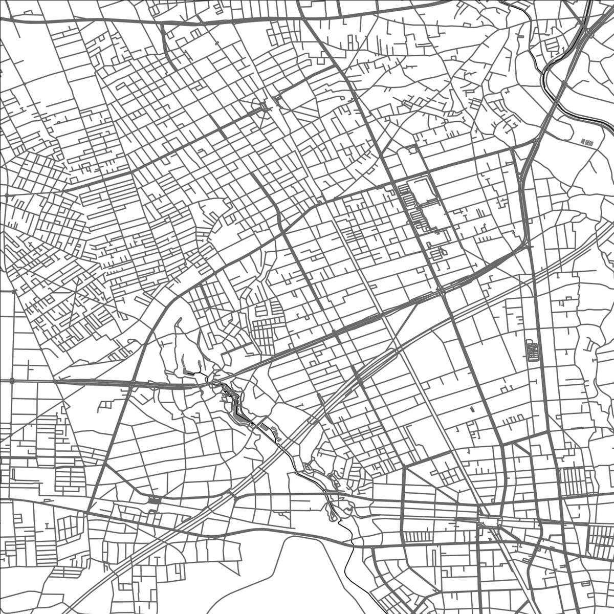 ROAD MAP OF YATO, JAPAN BY MAPBAKES