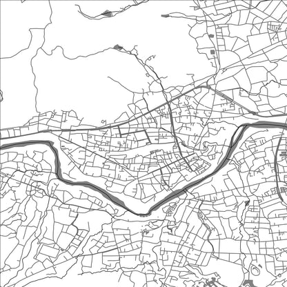 ROAD MAP OF YORII, JAPAN BY MAPBAKES