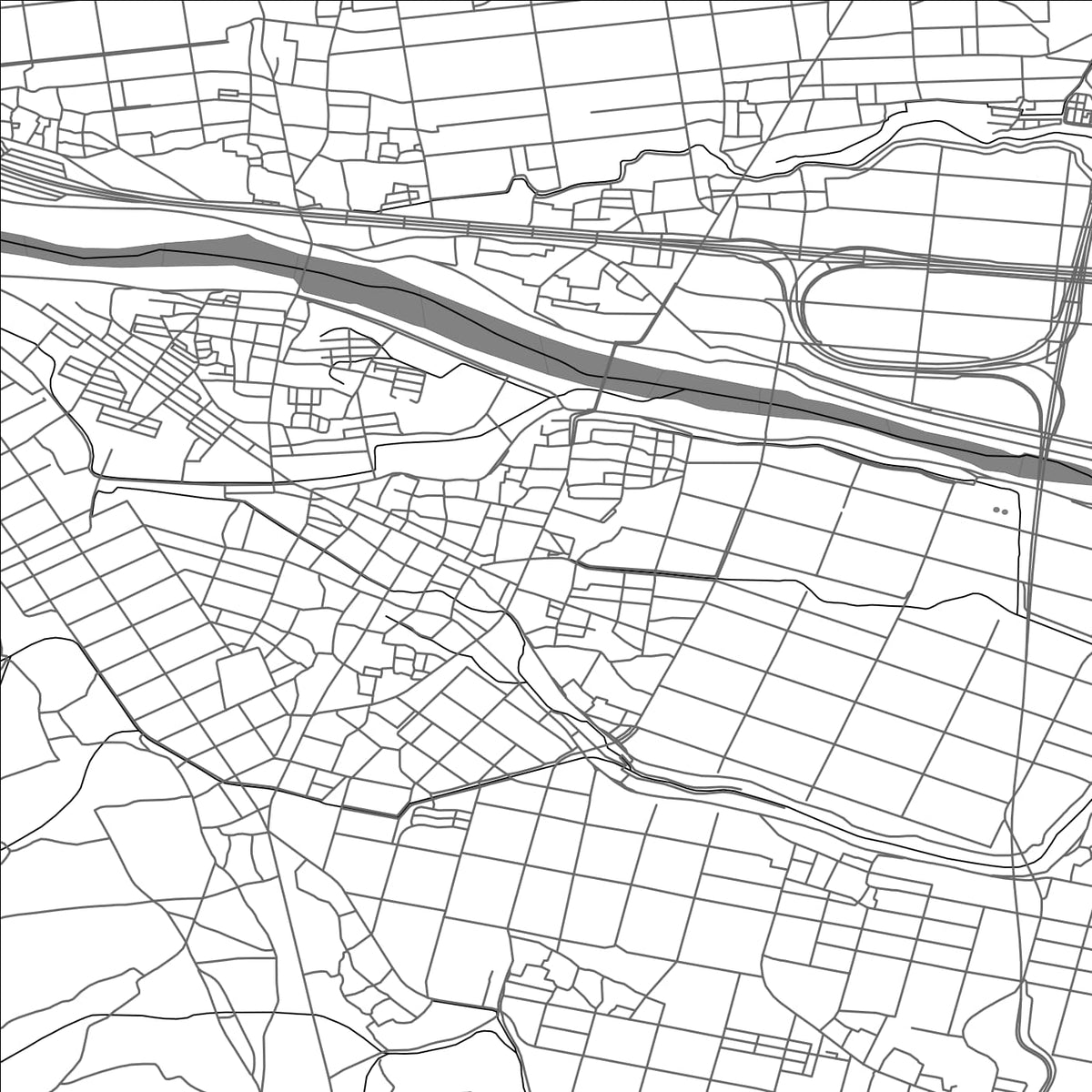 ROAD MAP OF YORO, JAPAN BY MAPBAKES