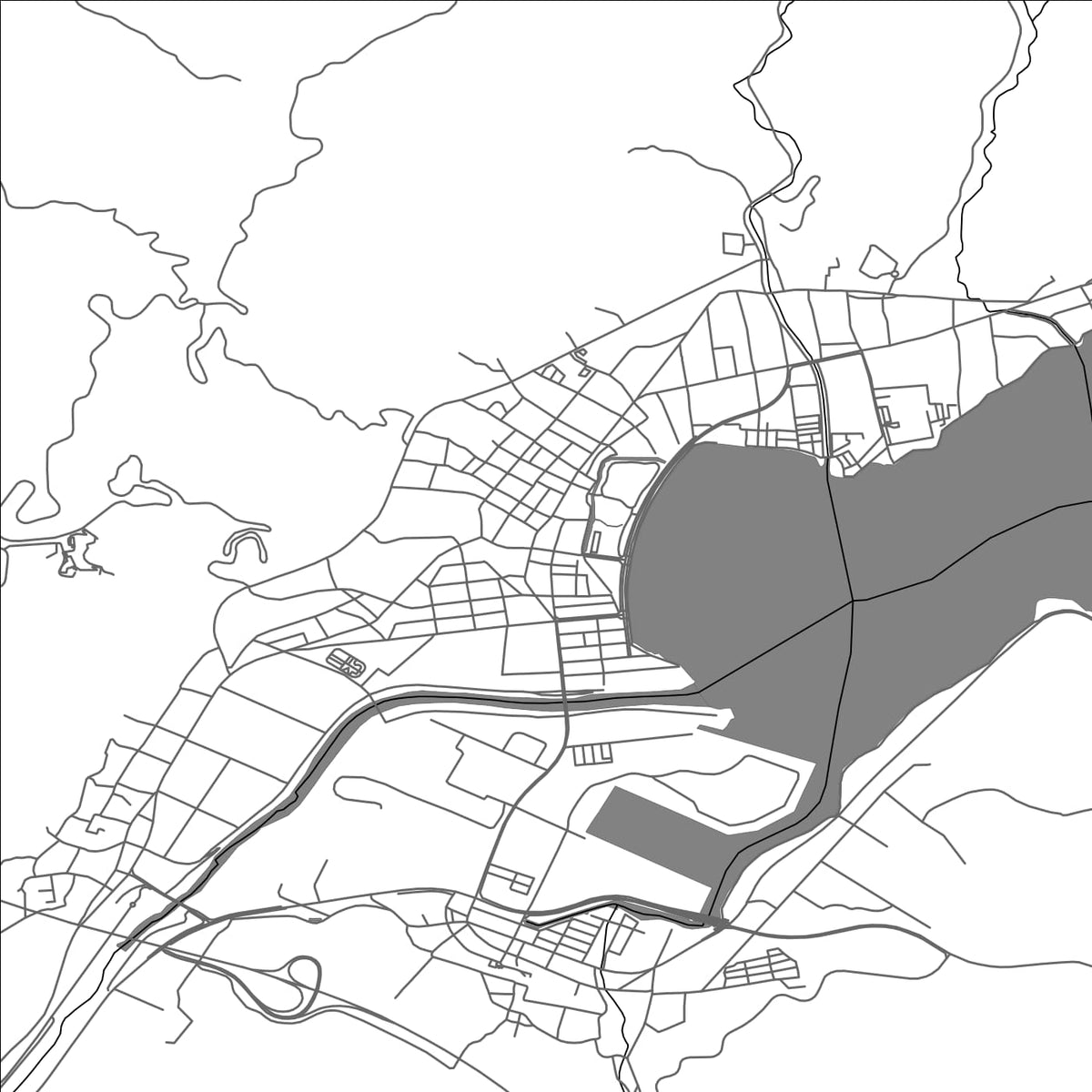 ROAD MAP OF YOSANO, JAPAN BY MAPBAKES