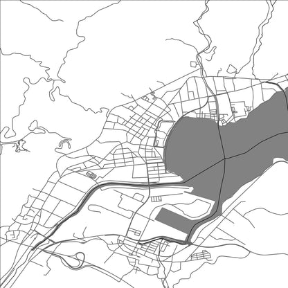 ROAD MAP OF YOSANO, JAPAN BY MAPBAKES