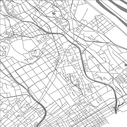 ROAD MAP OF YOSHIDA, JAPAN BY MAPBAKES
