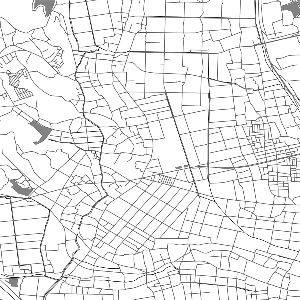 ROAD MAP OF YOSHIMI, JAPAN BY MAPBAKES