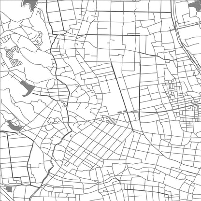 ROAD MAP OF YOSHIMI, JAPAN BY MAPBAKES