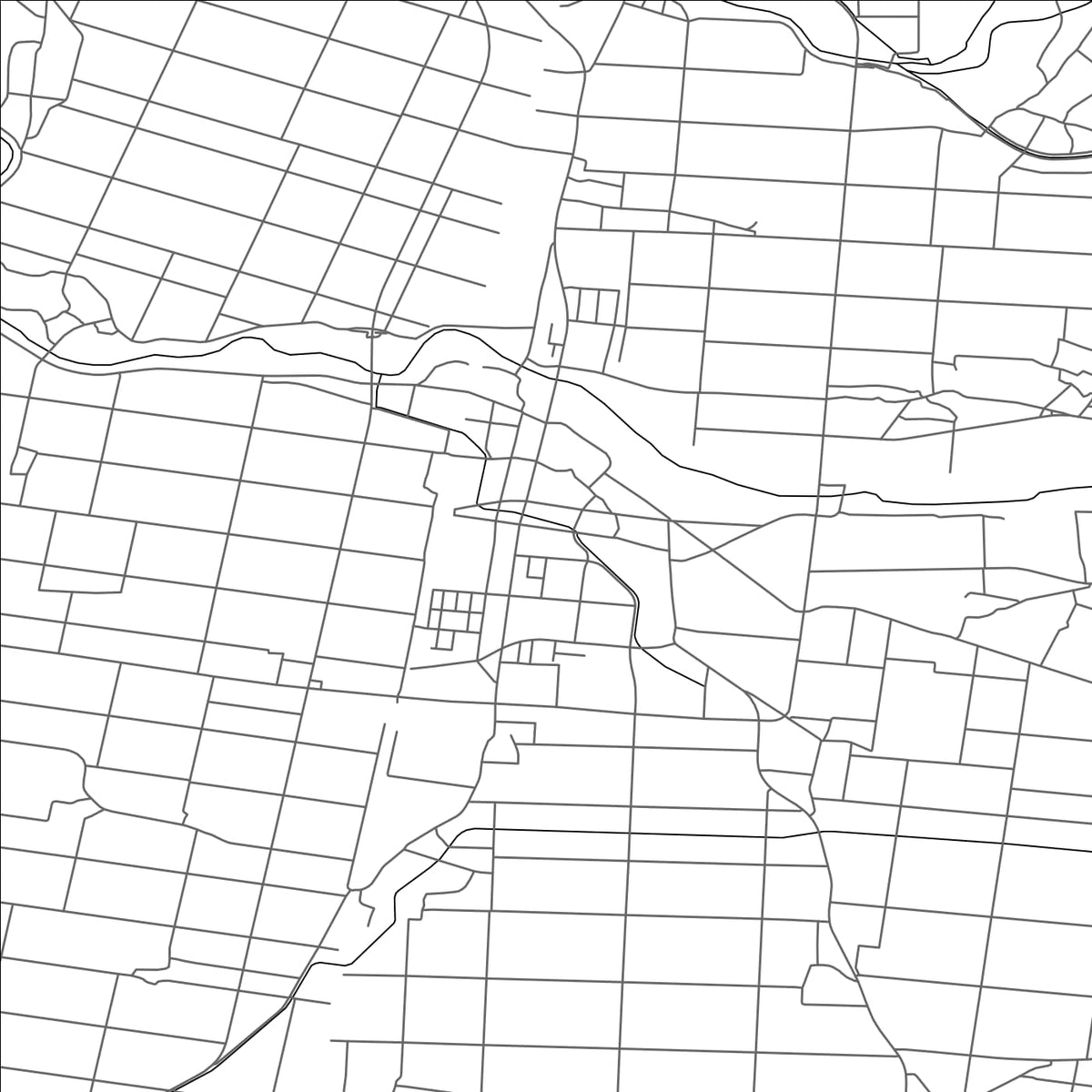 ROAD MAP OF YUZA, JAPAN BY MAPBAKES