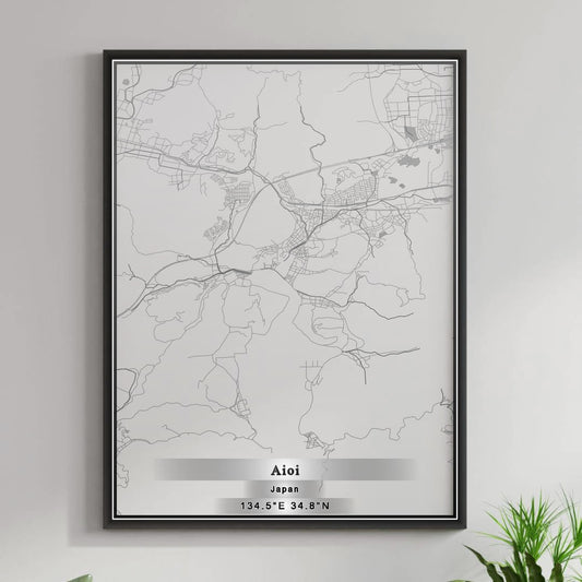ROAD MAP OF AIOI, JAPAN BY MAPBAKES