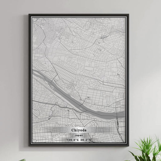 ROAD MAP OF CHIYODA, JAPAN BY MAPBAKES
