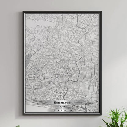 ROAD MAP OF HAMAMATSU, JAPAN BY MAPBAKES