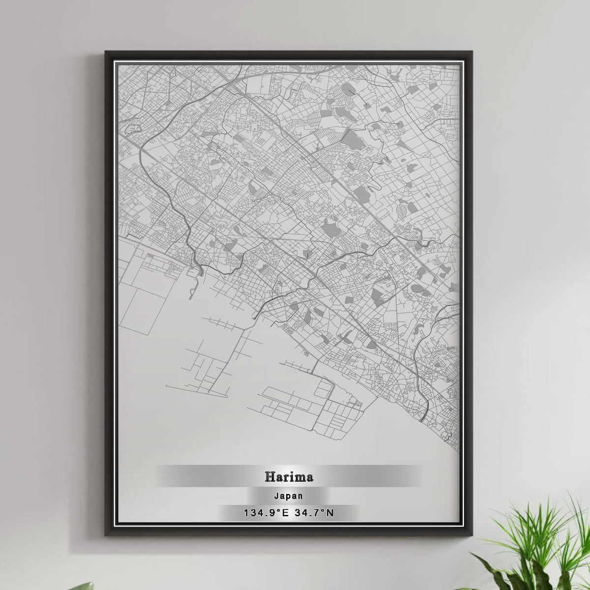 ROAD MAP OF HARIMA, JAPAN BY MAPBAKES
