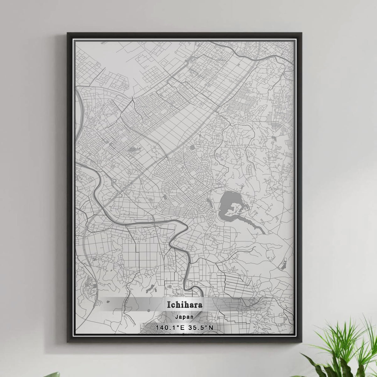 ROAD MAP OF ICHIHARA, JAPAN BY MAPBAKES