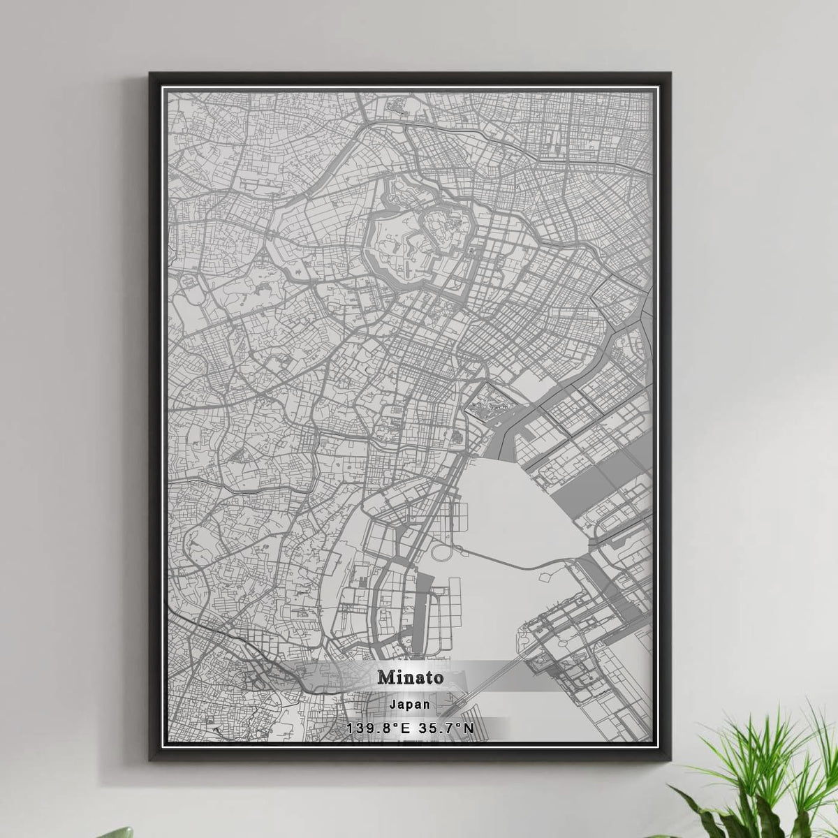 ROAD MAP OF MINATO, JAPAN BY MAPBAKES