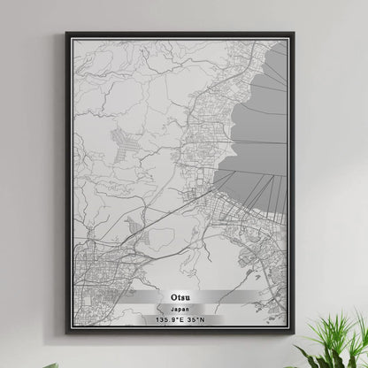 ROAD MAP OF OTSU, JAPAN BY MAPBAKES