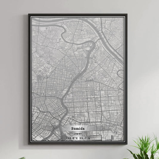 ROAD MAP OF SUMIDA, JAPAN BY MAPBAKES