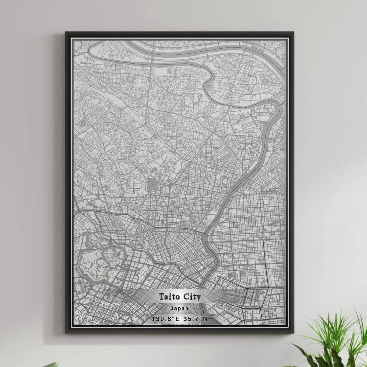 ROAD MAP OF TAITO CITY, JAPAN BY MAPBAKES