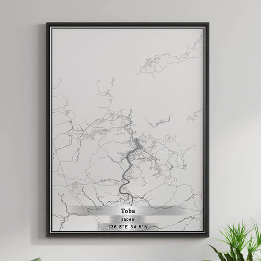 ROAD MAP OF TOBA, JAPAN BY MAPBAKES