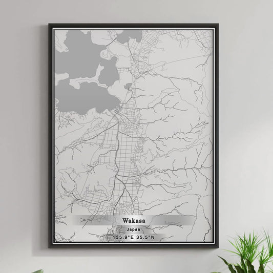ROAD MAP OF WAKASA, JAPAN BY MAPBAKES