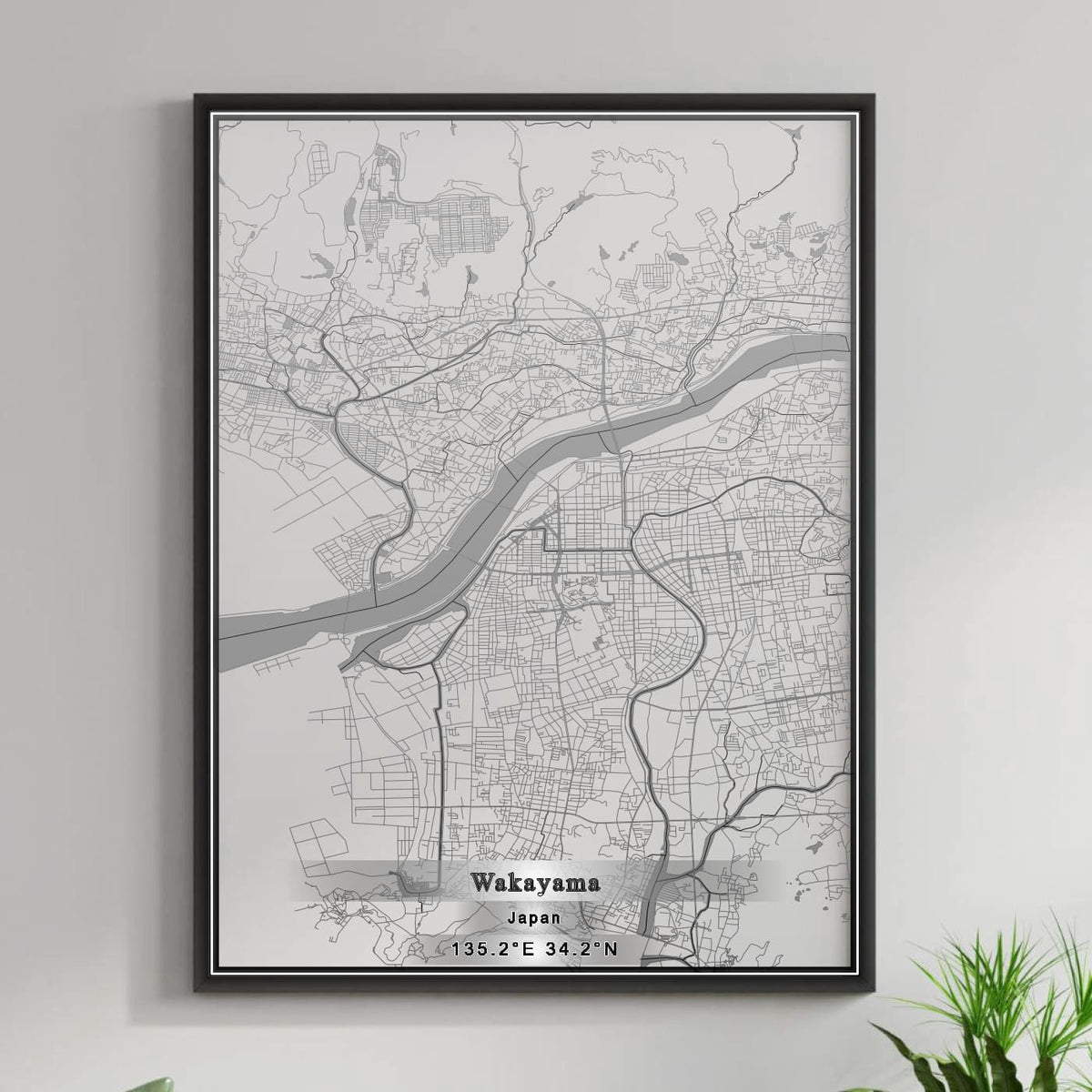 ROAD MAP OF WAKAYAMA, JAPAN BY MAPBAKES