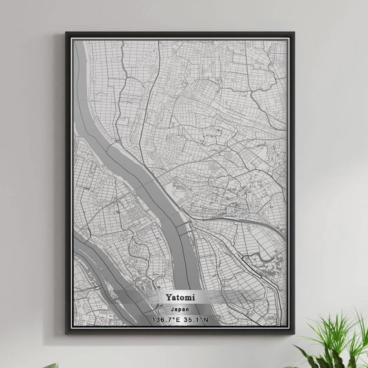 ROAD MAP OF YATOMI, JAPAN BY MAPBAKES