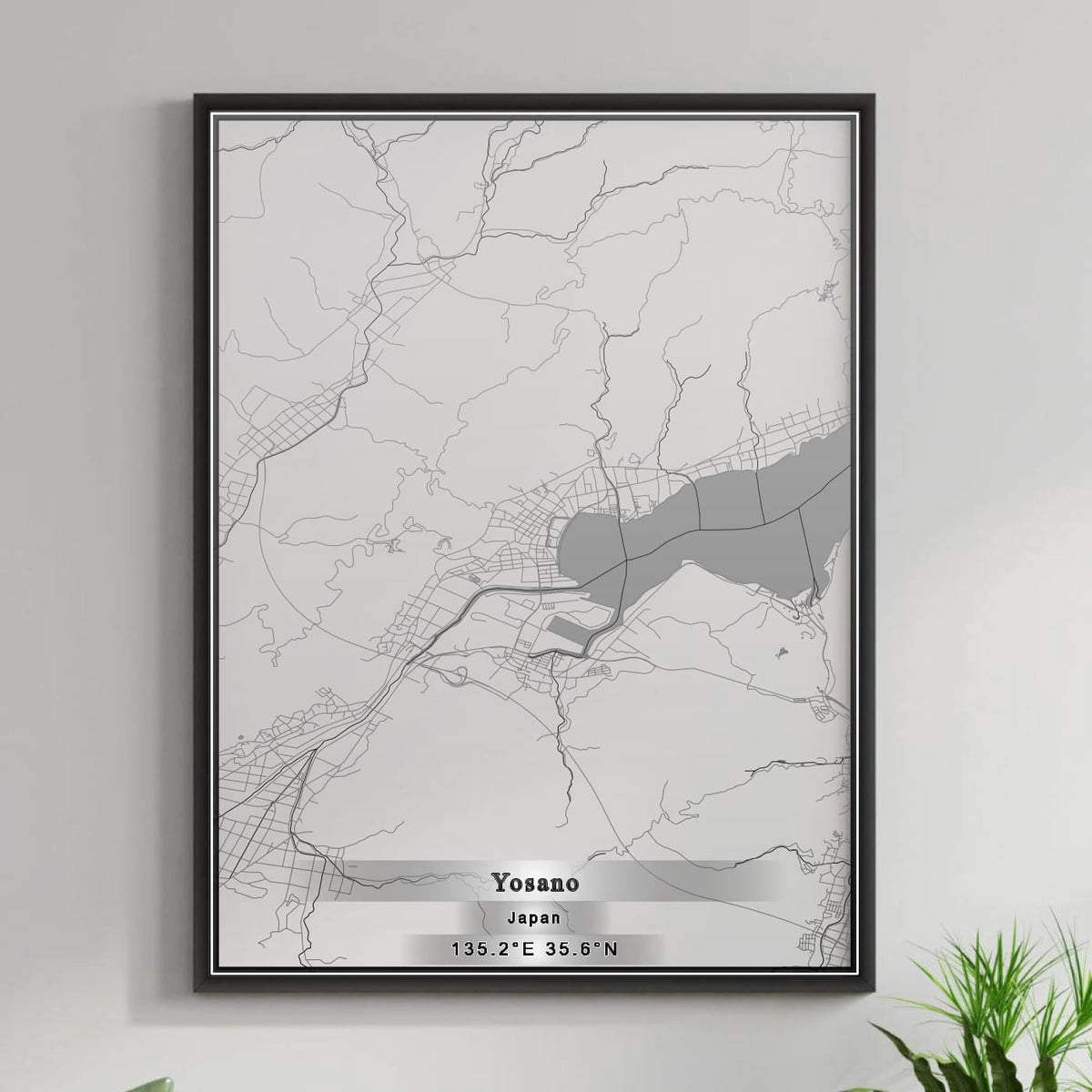 ROAD MAP OF YOSANO, JAPAN BY MAPBAKES