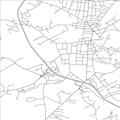 ROAD MAP OF DOVER, NEW HAMPSHIRE BY MAPBAKES