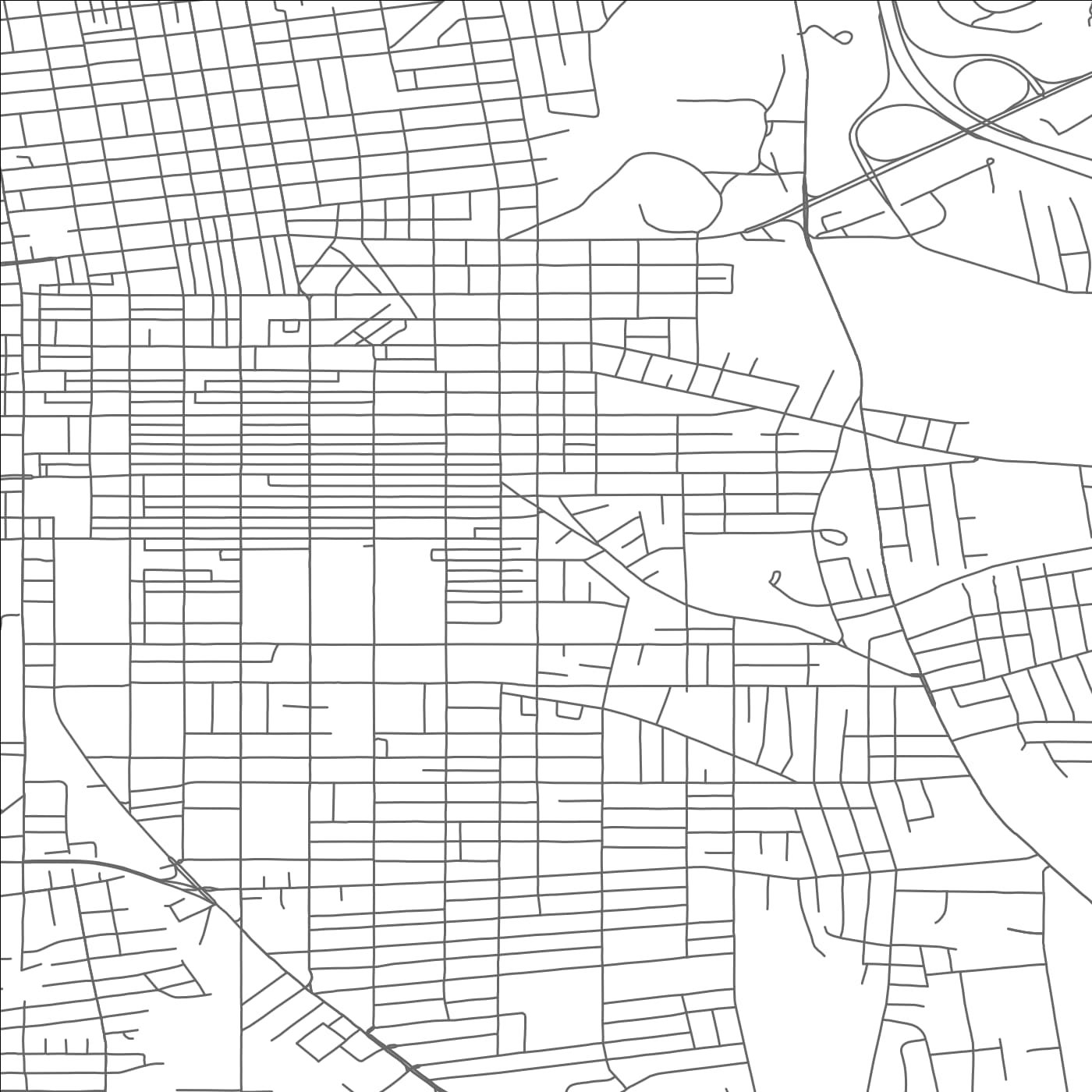 ROAD MAP OF MANCHESTER, NEW HAMPSHIRE BY MAPBAKES