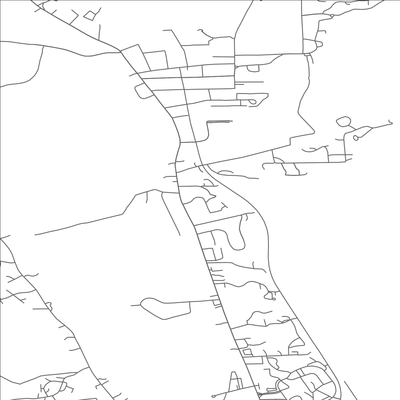 ROAD MAP OF NORTH CONWAY, NEW HAMPSHIRE BY MAPBAKES