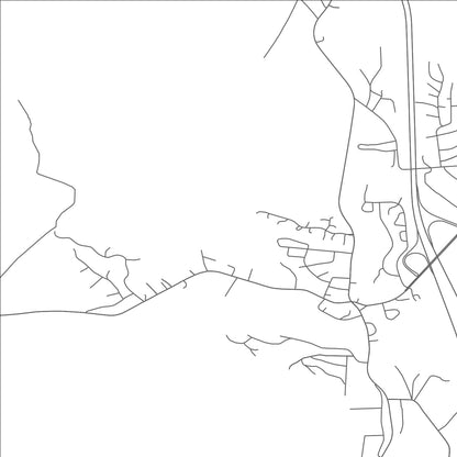 ROAD MAP OF NORTH WOODSTOCK, NEW HAMPSHIRE BY MAPBAKES