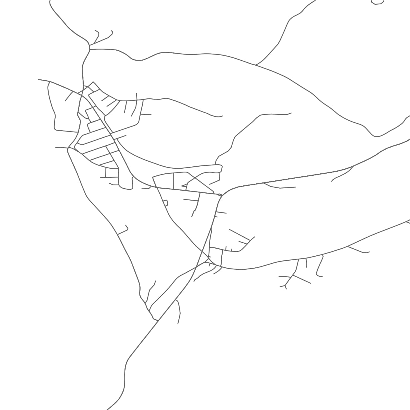 ROAD MAP OF WOODSVILLE, NEW HAMPSHIRE BY MAPBAKES