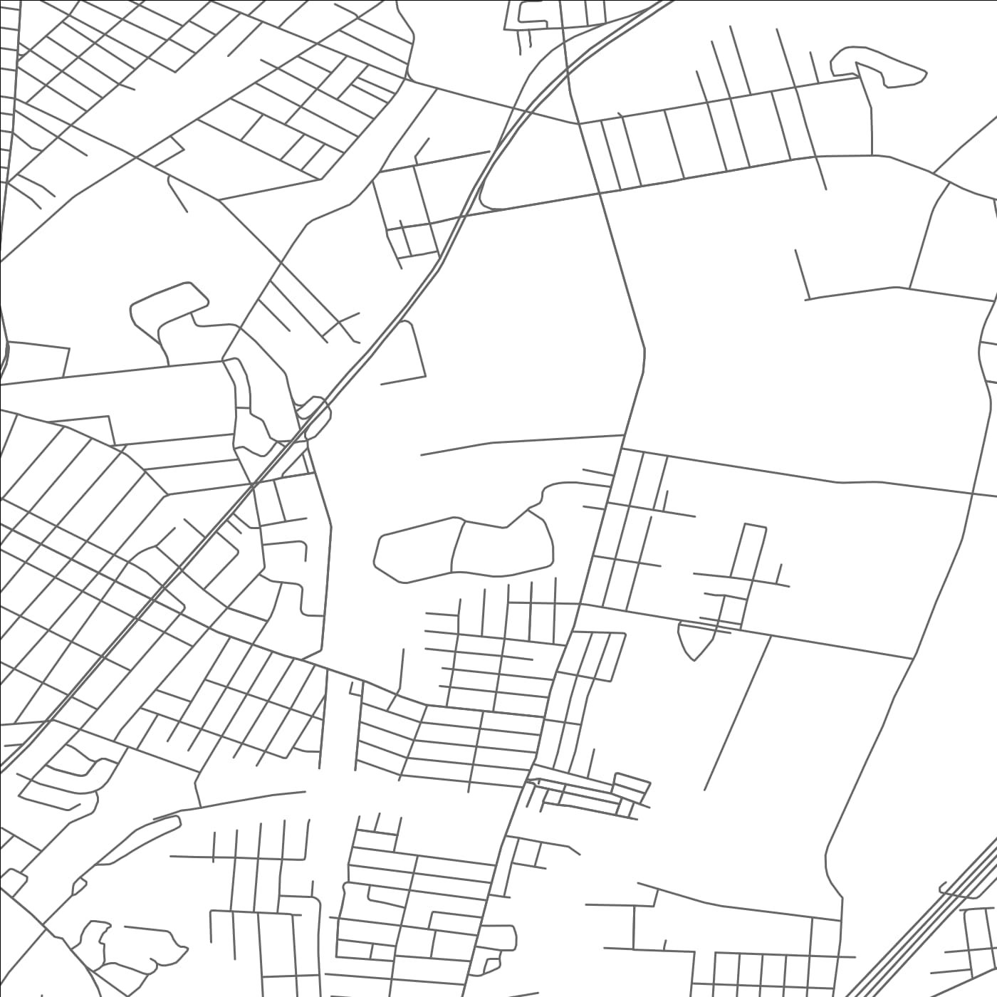 ROAD MAP OF AVENEL, NEW JERSEY BY MAPBAKES