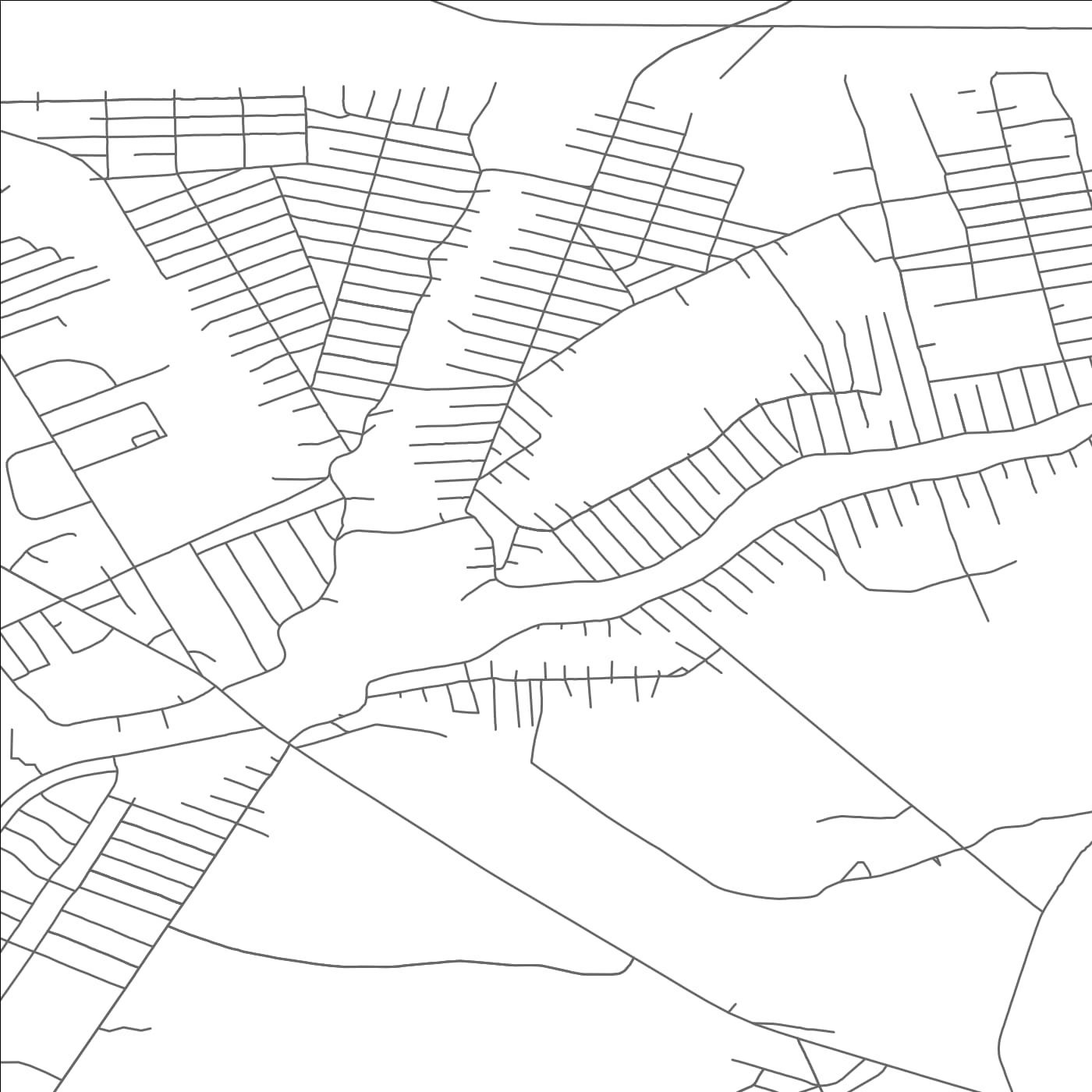 ROAD MAP OF BROWNS MILLS, NEW JERSEY BY MAPBAKES