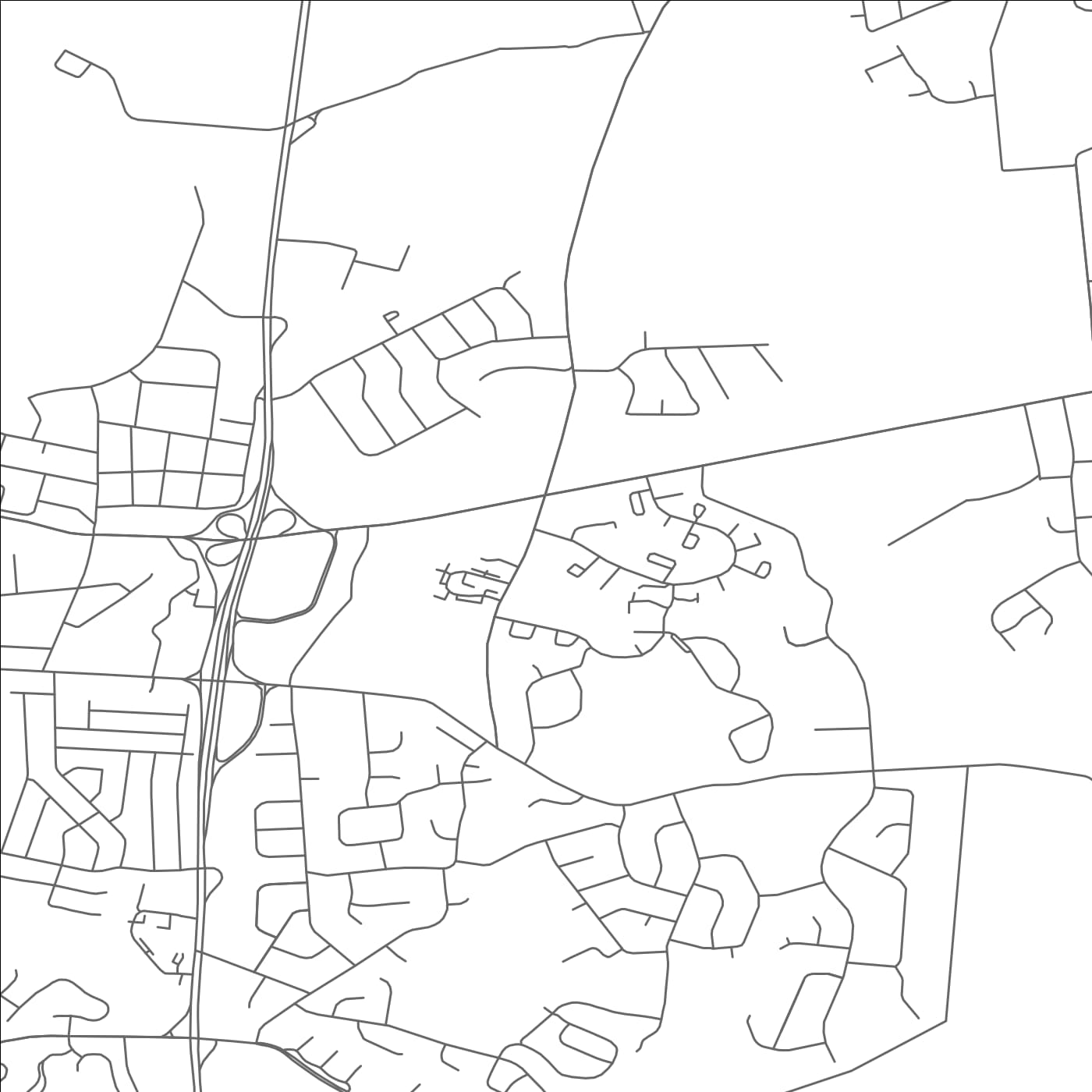 ROAD MAP OF BROWNVILLE, NEW JERSEY BY MAPBAKES