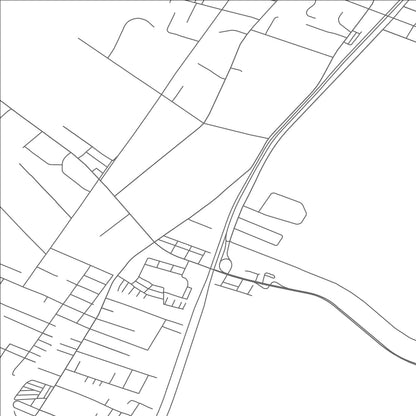 ROAD MAP OF BURLEIGH, NEW JERSEY BY MAPBAKES